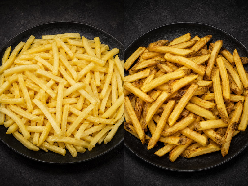 Patates Tradicionals Prefregides amb pell o sense pell