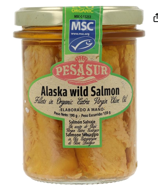 Salmón de Alaska en Conserva