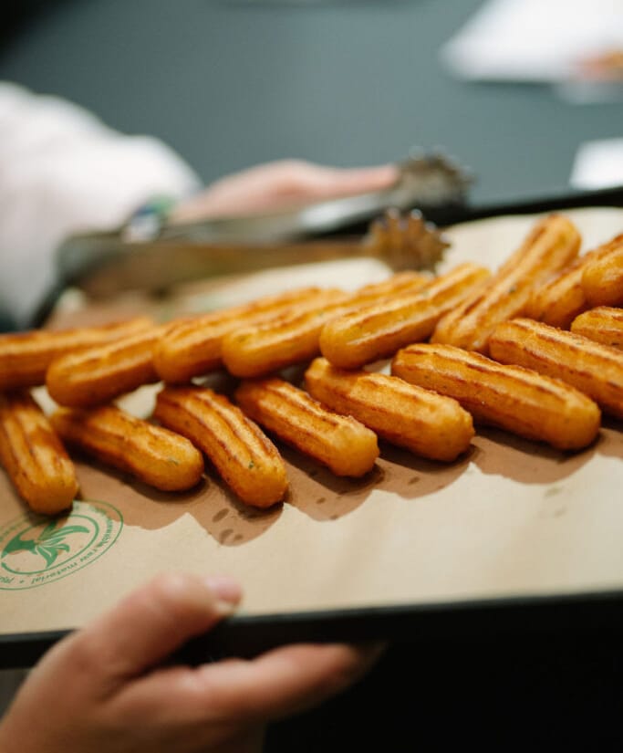 Churros de bacalao